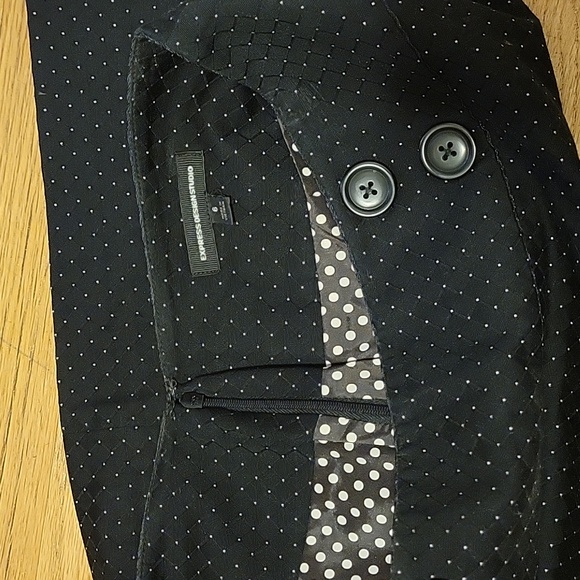 Polka Dot Lined Mini-Skirt (Express Sz 6) - Picture 5 of 5